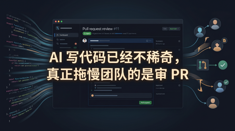 Featured image of post AI 写代码已经不稀奇，真正拖慢团队的是审 PR