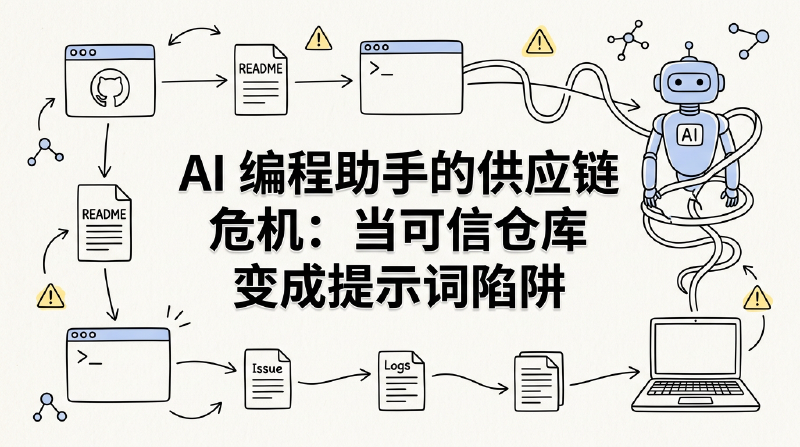 Featured image of post AI 编程助手的供应链危机：当可信仓库变成提示词陷阱