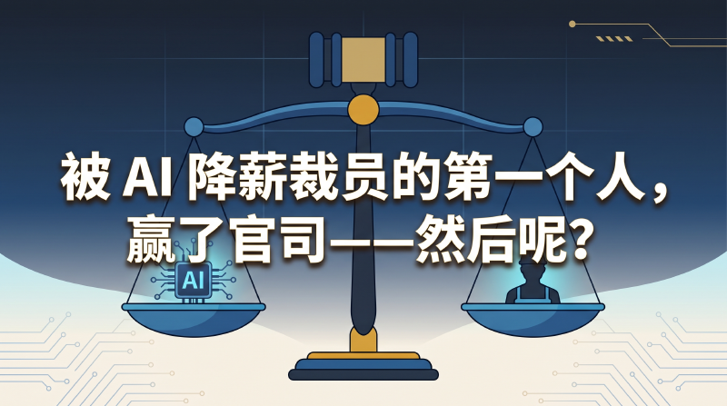 Featured image of post 被 AI 降薪裁员的第一个人，赢了官司——然后呢？