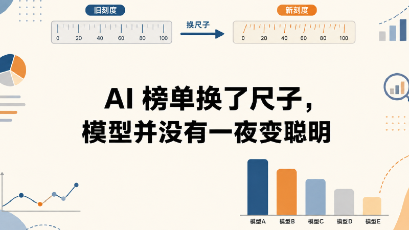 Featured image of post AI 榜单换了尺子，模型并没有一夜变聪明