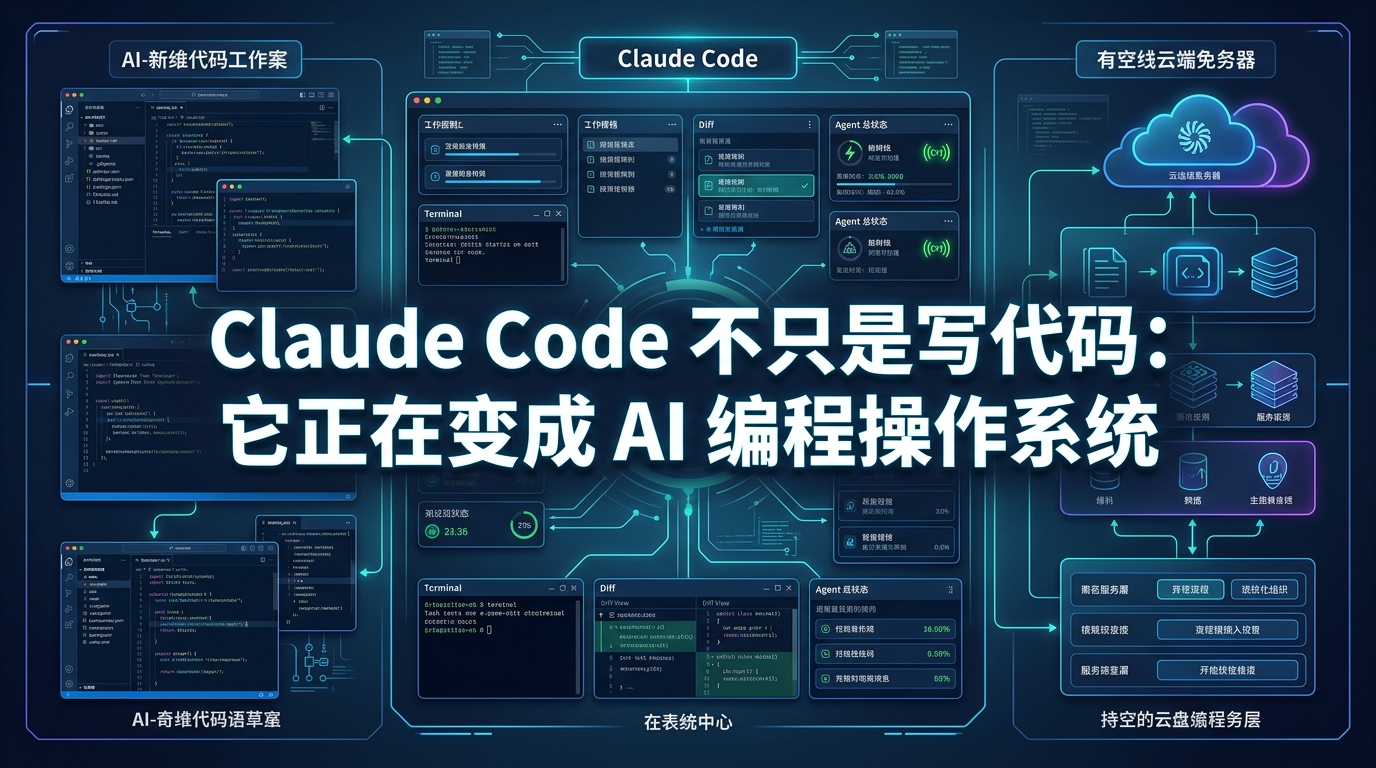 Claude Code 正在变成 AI 编程操作系统