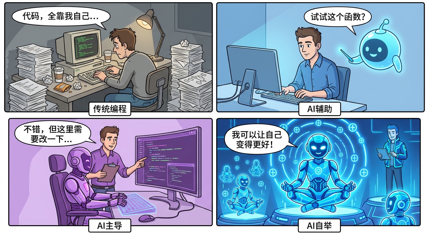 AI编程四阶段进化