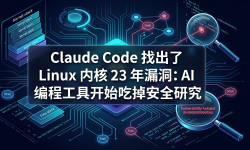 Featured image of post Claude Code 找出了 Linux 内核 23 年漏洞：AI 编程工具开始吃掉安全研究