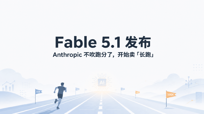 Featured image of post Fable 5.1 发布：Anthropic 不吹跑分了，开始卖「长跑」