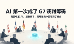 Featured image of post AI 第一次成了 G7 谈判筹码：美国收紧 AI，盟友慌了，吴恩达说中国看到了机会