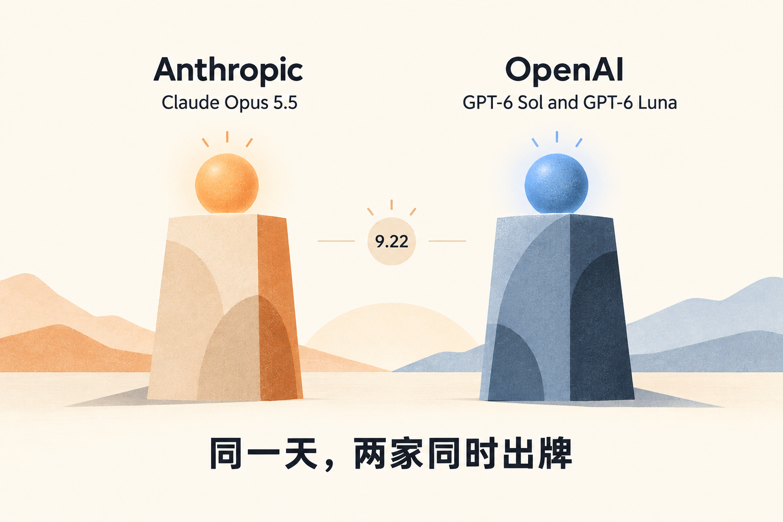 9 月 22 日两家同天发新模型(配图)