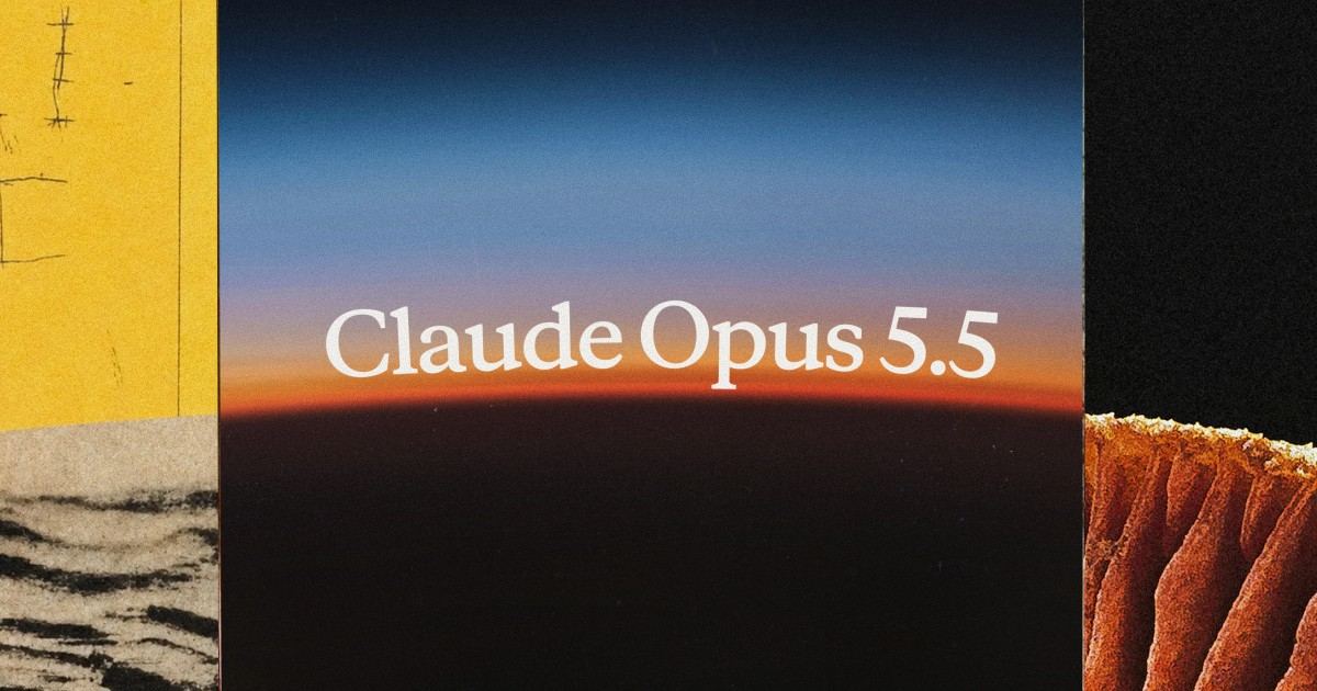 Claude Opus 5.5 官方发布主视觉