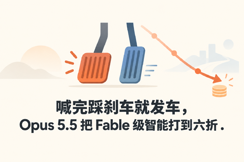 Featured image of post 喊完踩刹车就发车，Opus 5.5 把 Fable 级智能打到六折