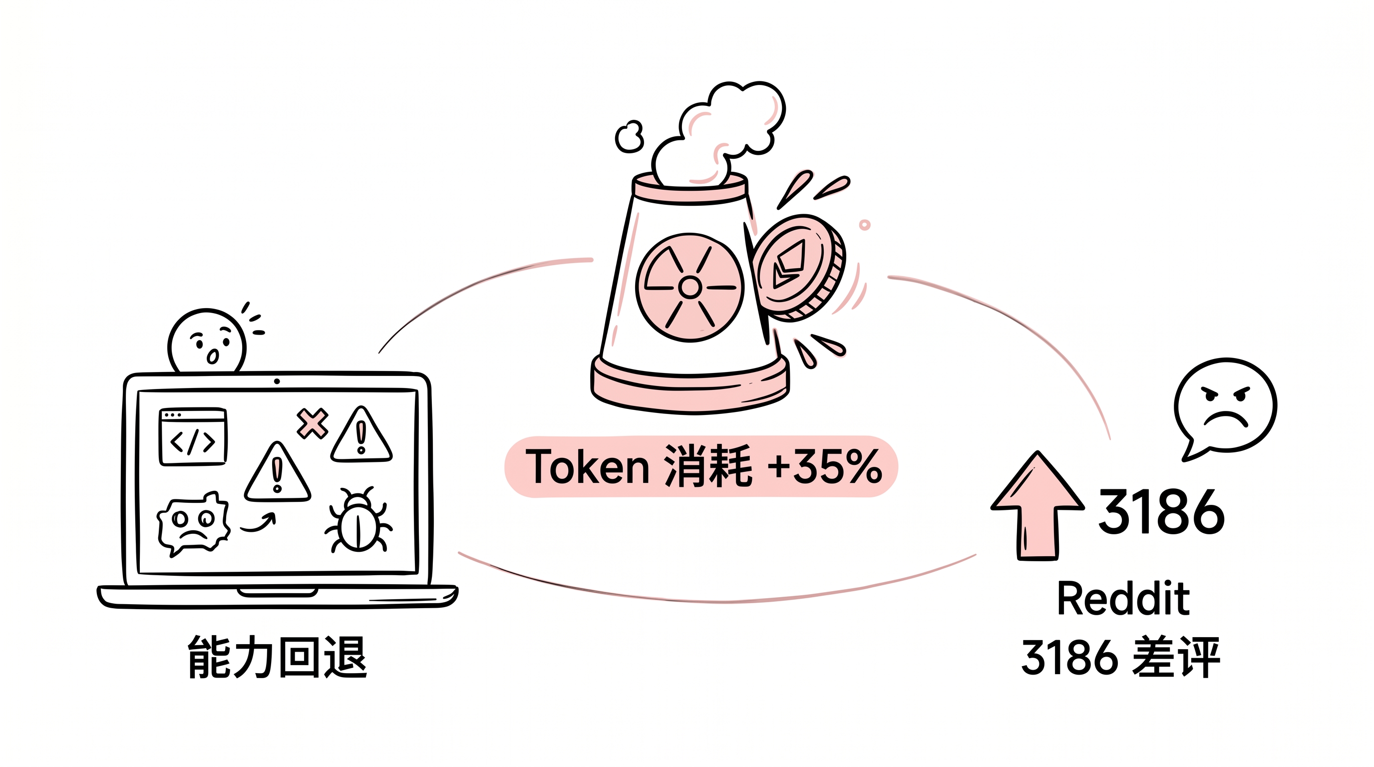 用户体验：Token 暴增、能力回退与社区差评