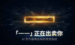 Featured image of post 「——」正在出卖你：AI 写作最难去除的视觉指纹