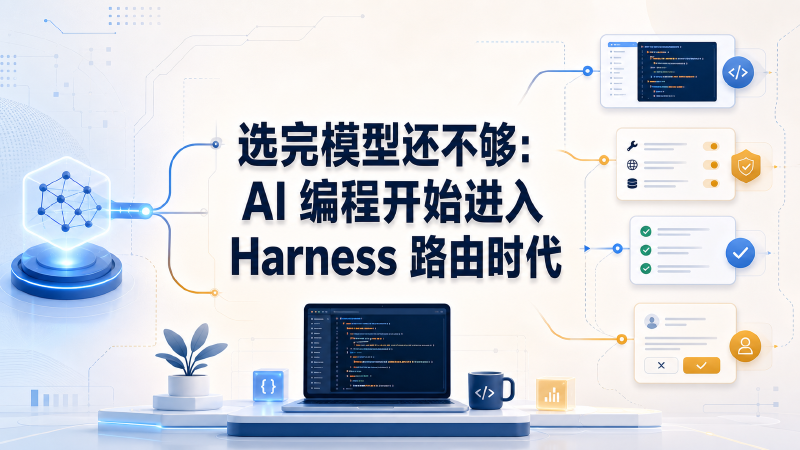 Featured image of post 选完模型还不够：AI 编程开始进入 Harness 路由时代