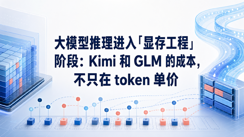Featured image of post 大模型推理进入「显存工程」阶段：Kimi 和 GLM 的成本，不只在 token 单价