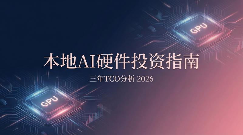 Featured image of post 本地AI硬件投资指南：三年TCO分析（2026）