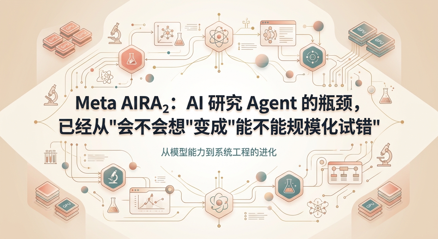 封面：Meta AIRA₂ 研究 Agent 的系统工程进化