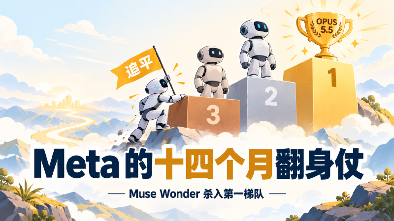 Featured image of post Meta 的十四个月翻身仗：Muse Wonder 杀进第一梯队，价格却卡在夹心层