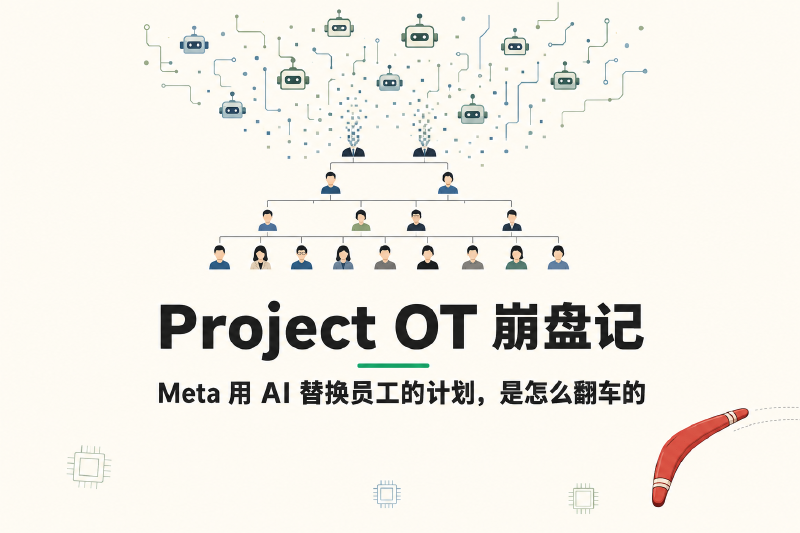 Featured image of post Project OT：Meta 用 AI 替换员工的秘密计划，是怎么翻车的