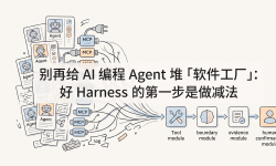 Featured image of post 别再给 AI 编程 Agent 堆「软件工厂」：好 Harness 的第一步是做减法