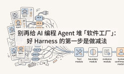 Featured image of post 别再给 AI 编程 Agent 堆「软件工厂」：好 Harness 的第一步是做减法