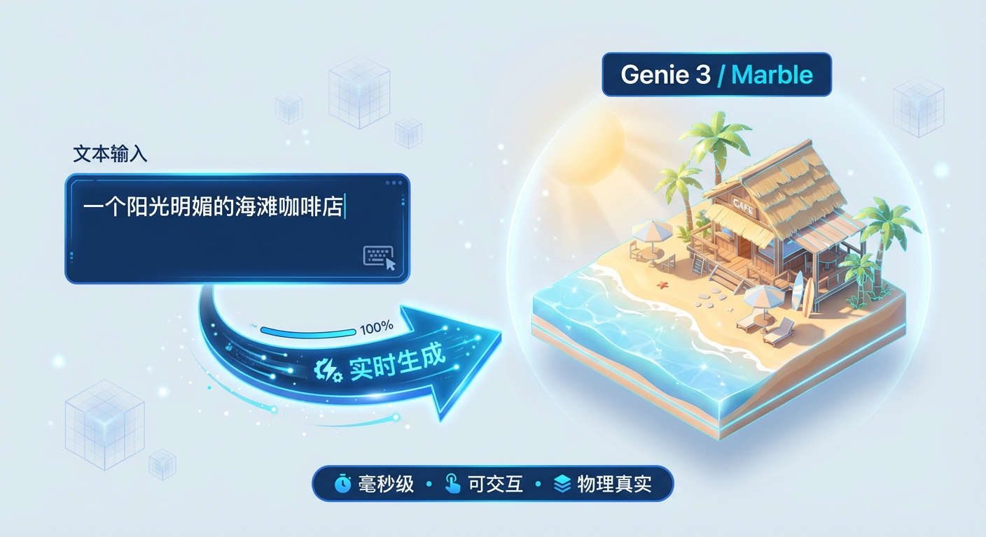 Genie 3 & Marble 即时环境生成