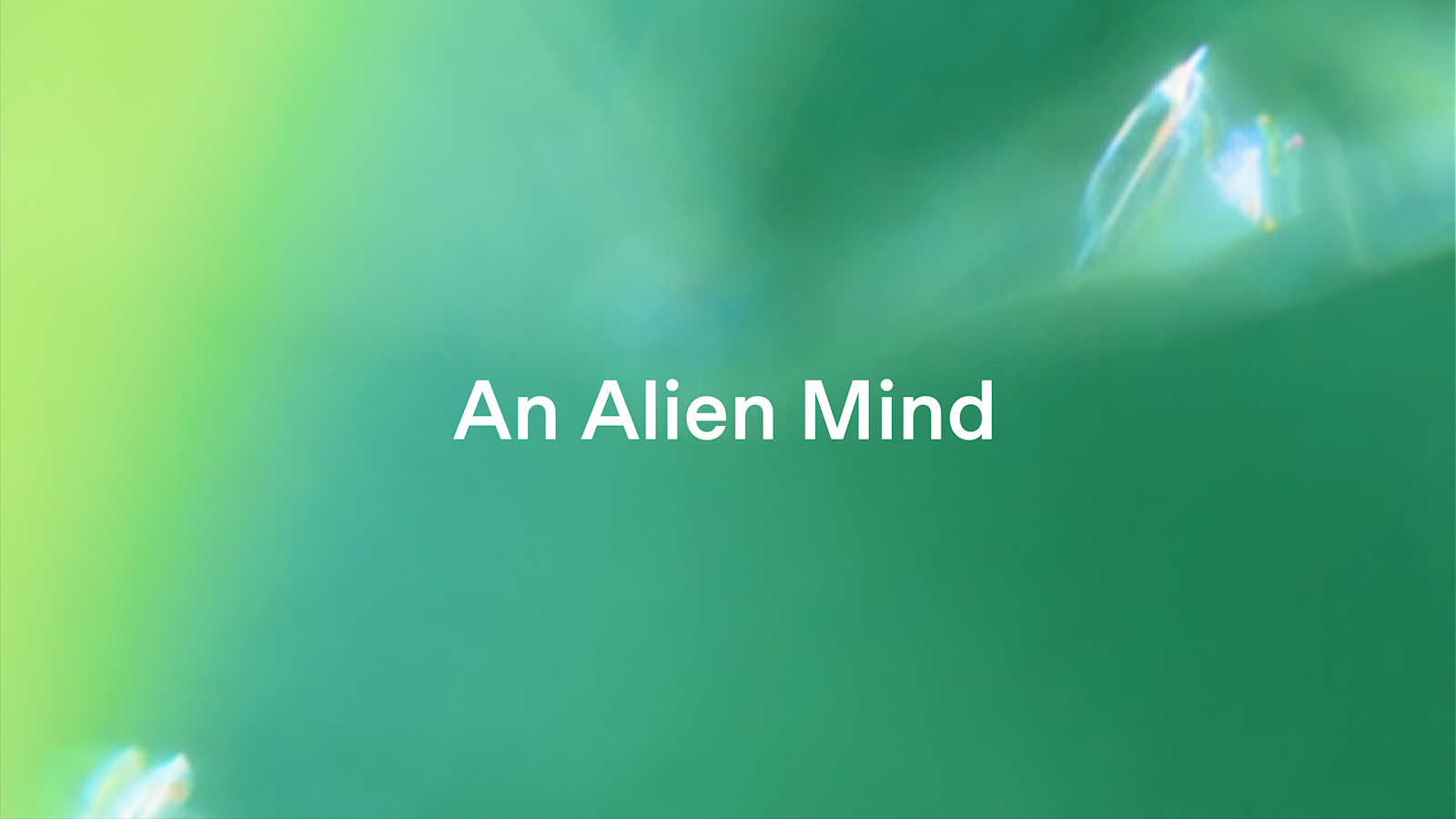 《An Alien Mind》官方配图（图：OpenAI）