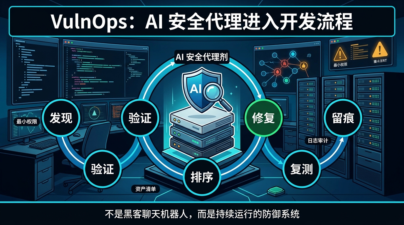 VulnOps：AI 安全代理进入开发流程