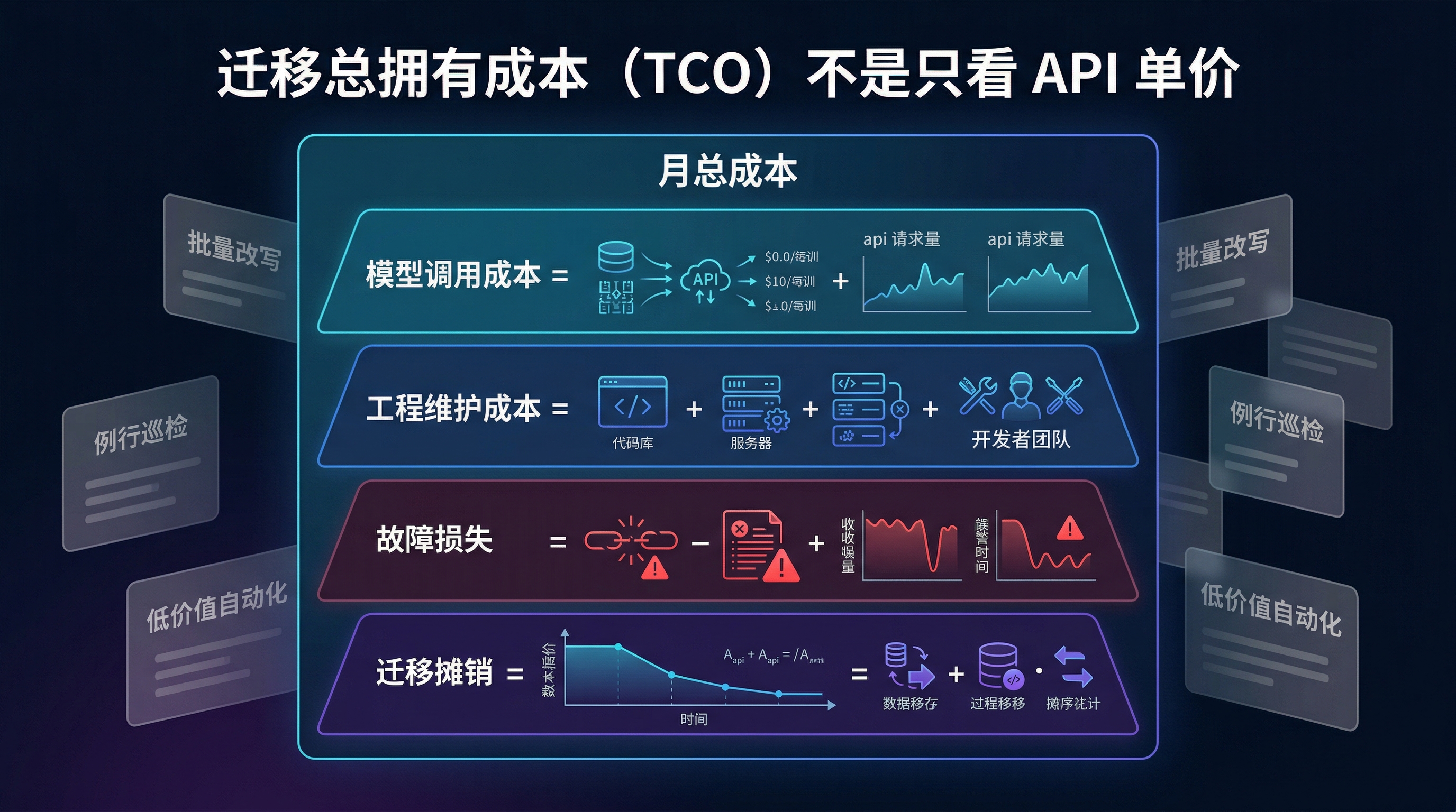 迁移总拥有成本拆解图