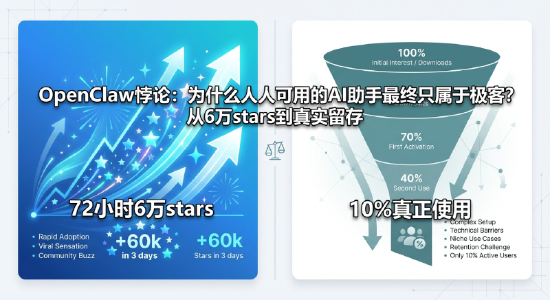 Featured image of post OpenClaw悖论：为什么"人人可用"的AI助手，最终只属于极客？