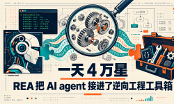 Featured image of post 一天 4 万星：REA 把 AI agent 接进了逆向工程工具箱
