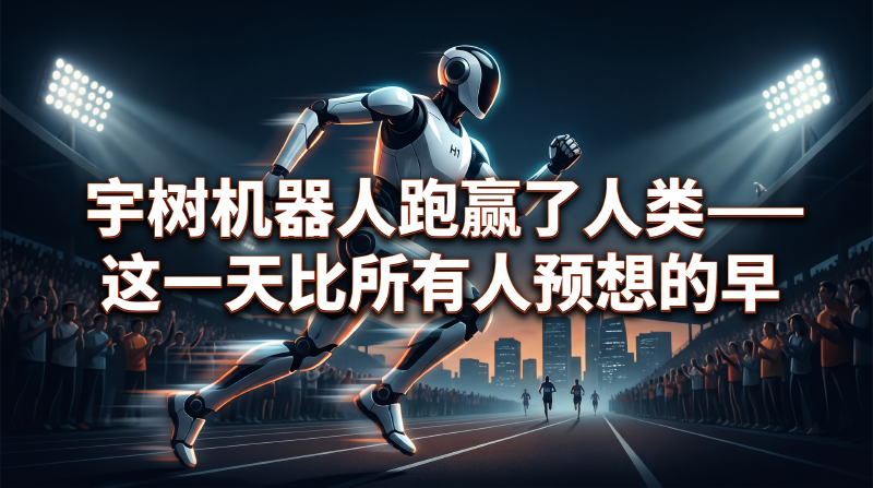 Featured image of post 宇树机器人跑赢了人类——这一天比所有人预想的早