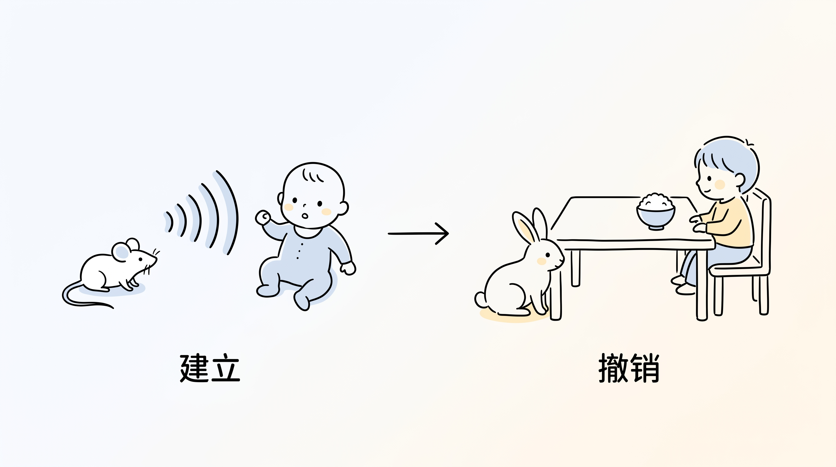 恐惧的条件化建立与撤销：从配对训练到午餐脱敏